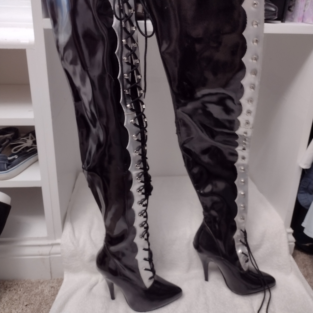 Thigh high boots Pleaser Brand
